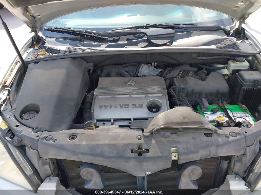 2005 Lexus Rx 330 VIN: 2T2GA31U55C037696 Lot: 39645347