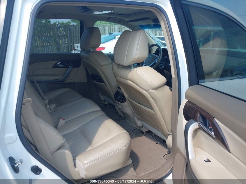 2010 Acura Mdx VIN: 2HNYD2H28AH524433 Lot: 39645349