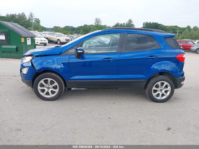 2020 Ford Ecosport Se VIN: MAJ6S3GL7LC359344 Lot: 39645369