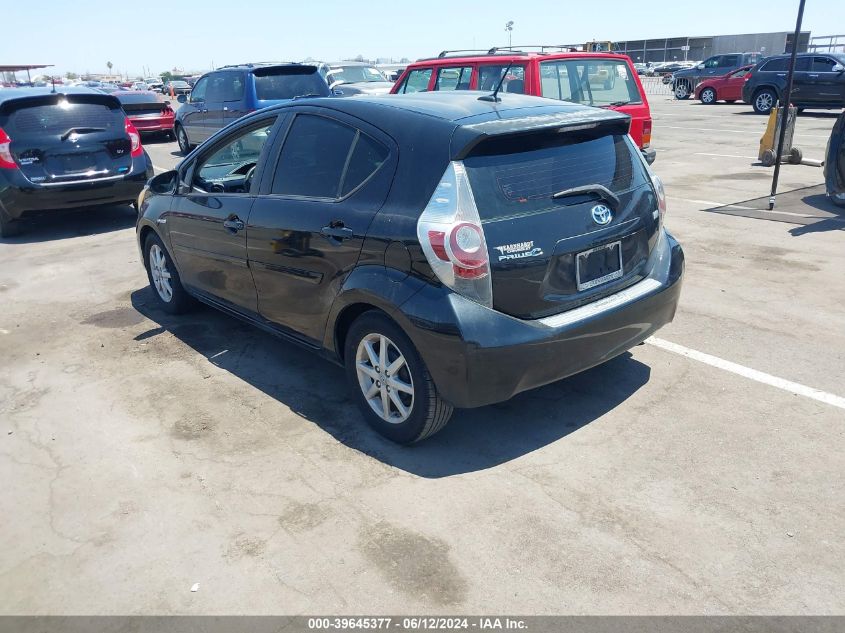 2013 Toyota Prius C Three VIN: JTDKDTB38D1536930 Lot: 39645377