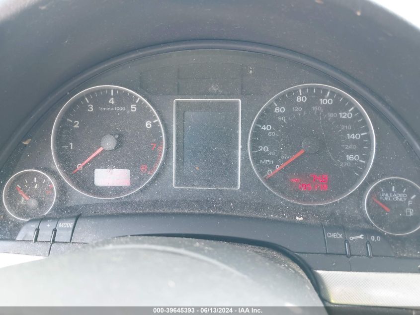 2008 Audi A4 2.0T/2.0T Special Edition VIN: WAUDF78E98A167033 Lot: 39645393