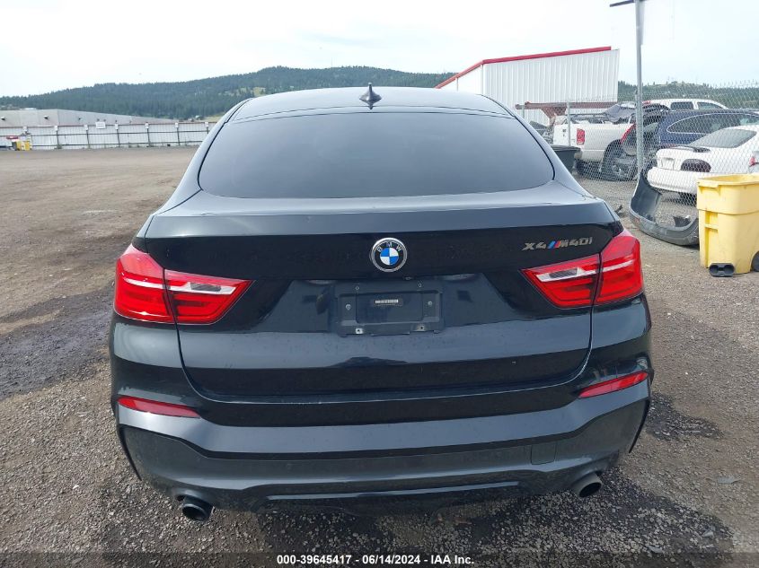 2017 BMW X4 M40I VIN: 5UXXW7C5XH0U25815 Lot: 39645417