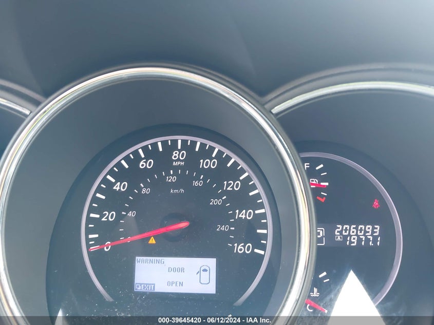 2011 Nissan Murano Sv VIN: JN8AZ1MU7BW062688 Lot: 39645420