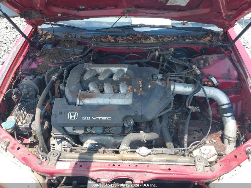 2000 Honda Accord 3.0 Ex VIN: 1HGCG2258YA002177 Lot: 39645425