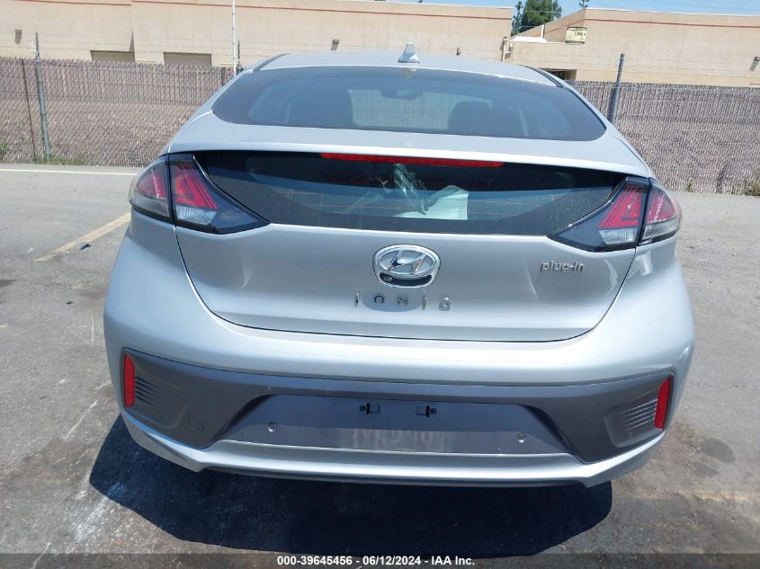 2021 Hyundai Ioniq Plug-In Hybrid Limited VIN: KMHCX5LD1MU259997 Lot: 39645456