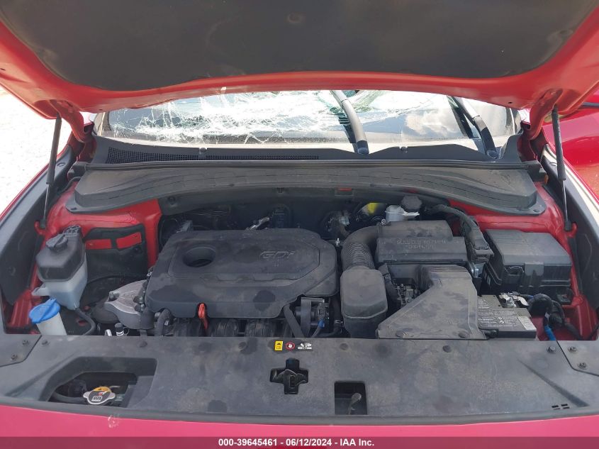 2020 Hyundai Santa Fe Sel VIN: 5NMS33AD0LH229155 Lot: 39645461