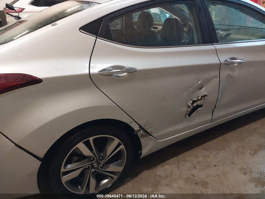 2014 Hyundai Elantra Limited VIN: KMHDH4AEXEU098882 Lot: 39645471
