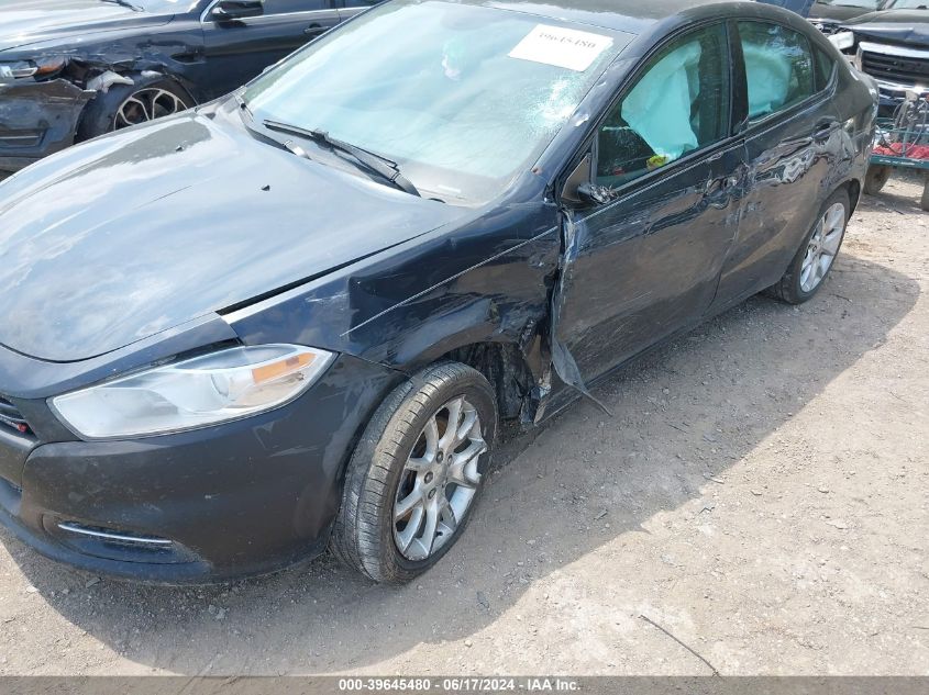 2013 Dodge Dart Sxt VIN: 1C3CDFBA7DD337892 Lot: 39645480