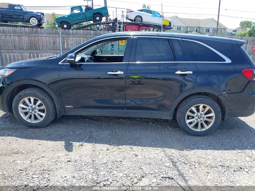 2019 KIA SORENTO 2.4L LX - 5XYPGDA36KG523613