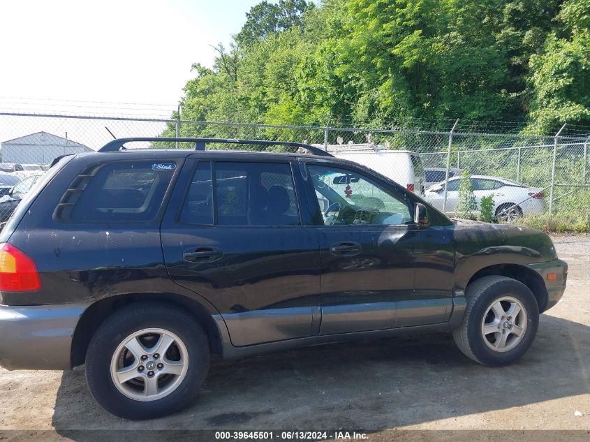 2004 Hyundai Santa Fe VIN: KM8SB12BX4U766593 Lot: 39645501