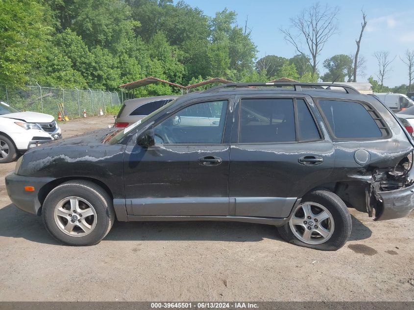 2004 Hyundai Santa Fe VIN: KM8SB12BX4U766593 Lot: 39645501