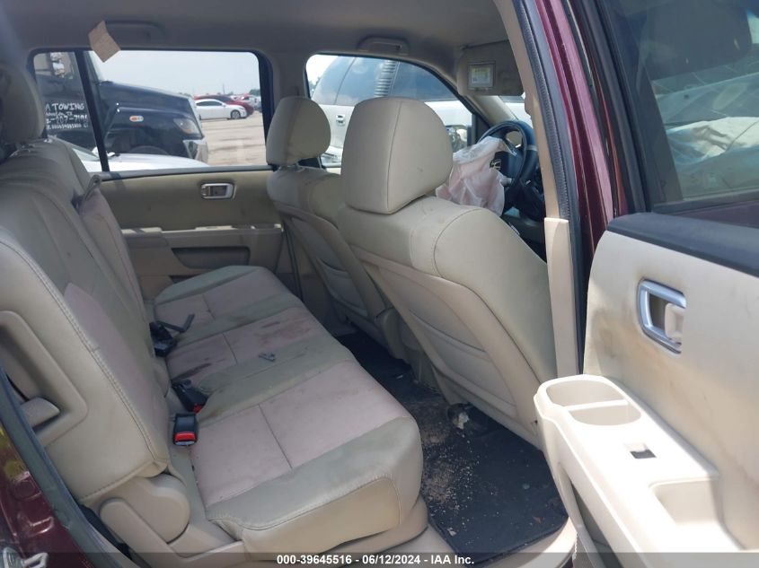 2012 Honda Pilot Ex VIN: 5FNYF3H45CB040851 Lot: 39645516