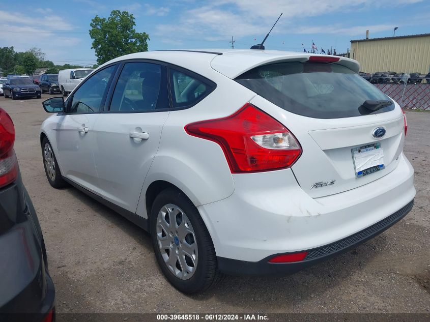 2012 Ford Focus Se VIN: 1FAHP3K26CL176753 Lot: 39645518