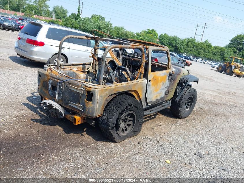 2013 Jeep Wrangler Sport VIN: 1C4AJWAG8DL579145 Lot: 39645523