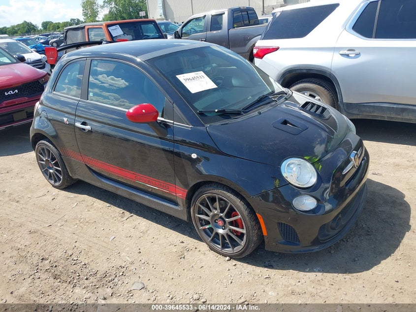 2013 Fiat 500 Abarth VIN: 3C3CFFFH6DT554488 Lot: 39645533