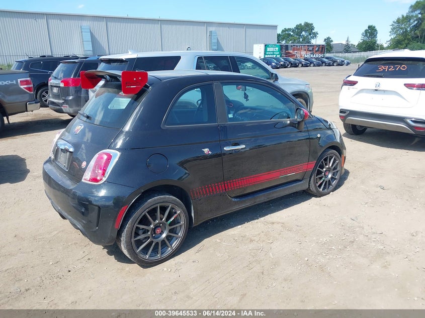 2013 Fiat 500 Abarth VIN: 3C3CFFFH6DT554488 Lot: 39645533