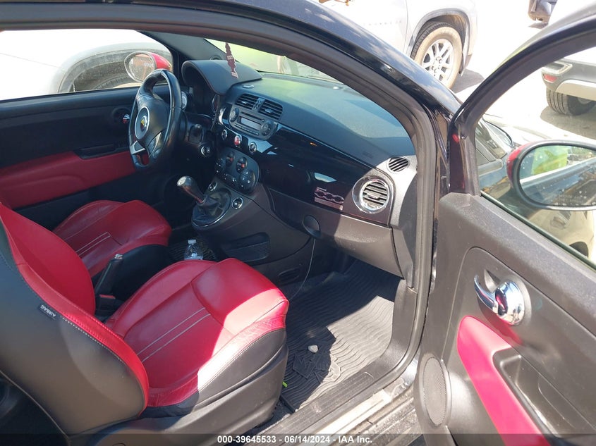 2013 Fiat 500 Abarth VIN: 3C3CFFFH6DT554488 Lot: 39645533