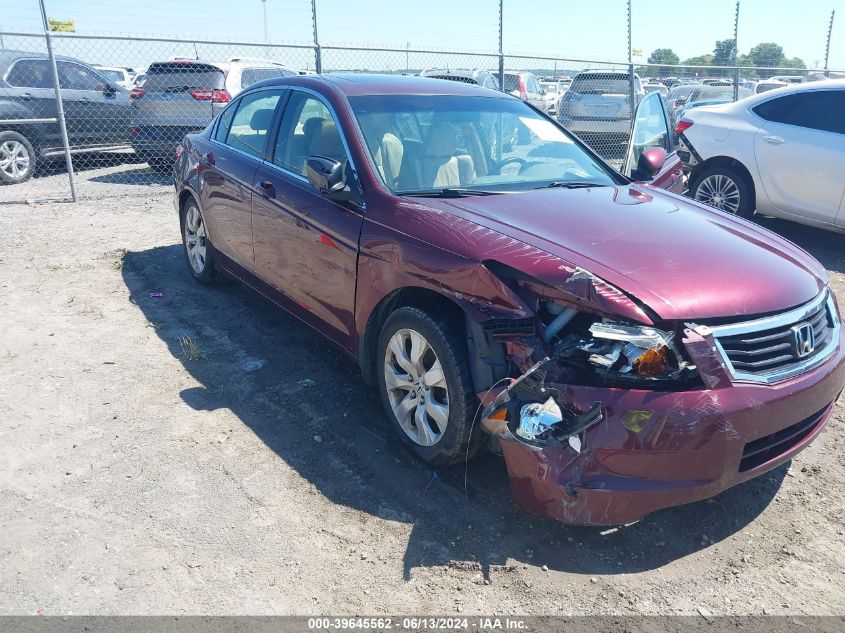 2010 Honda Accord 2.4 Ex-L VIN: 1HGCP2F85AA056238 Lot: 39645562