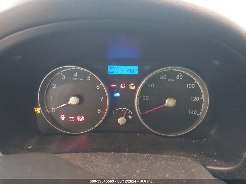 2011 Hyundai Accent Gs VIN: KMHCM3AC1BU188000 Lot: 39645569