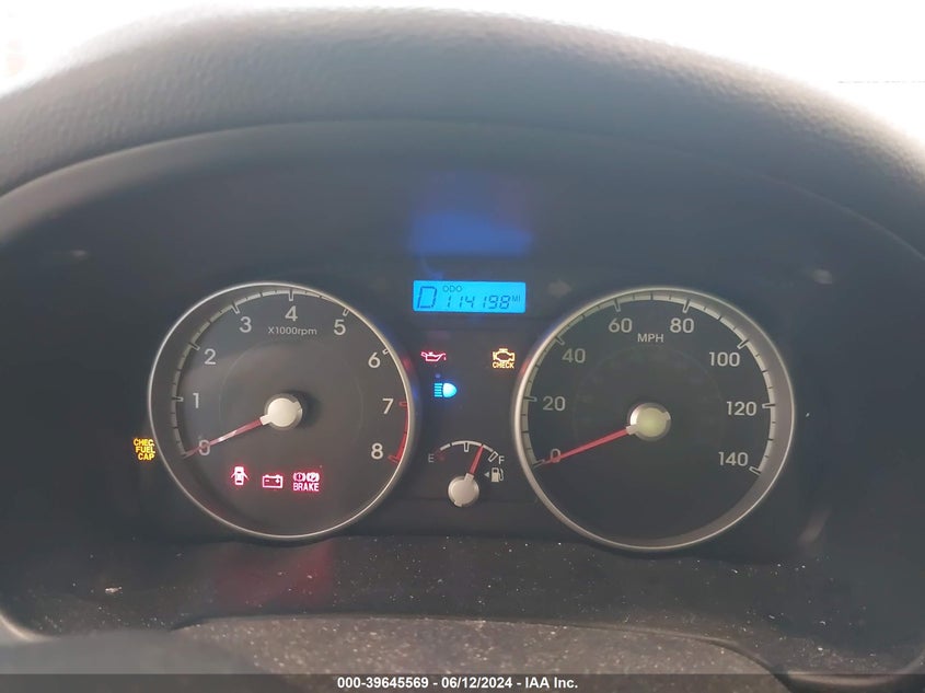 2011 Hyundai Accent Gs VIN: KMHCM3AC1BU188000 Lot: 39645569