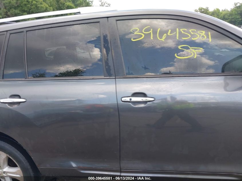 2008 Toyota Highlander Limited VIN: JTEES42A282087389 Lot: 39645581