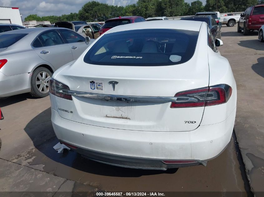 2015 Tesla Model S 70D VIN: 5YJSA1S29FF100408 Lot: 39645587