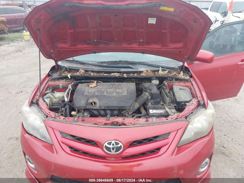 2011 Toyota Corolla S VIN: 2T1BU4EE4BC713209 Lot: 39645609