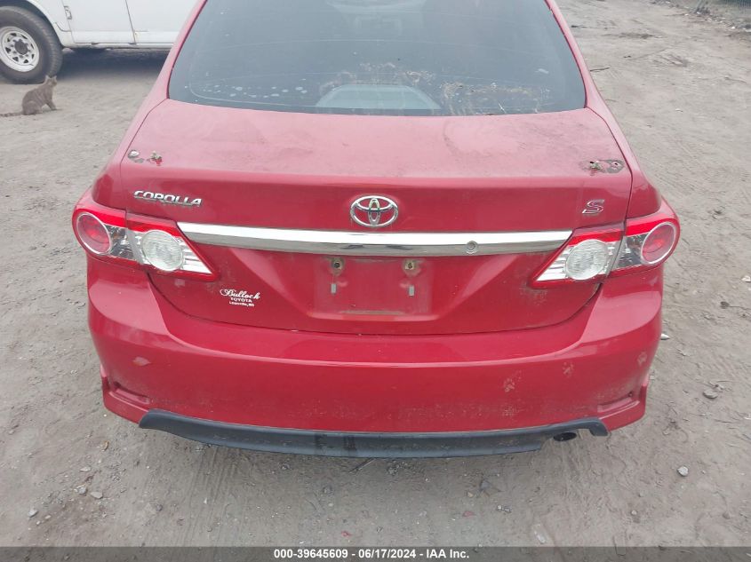 2011 Toyota Corolla S VIN: 2T1BU4EE4BC713209 Lot: 39645609