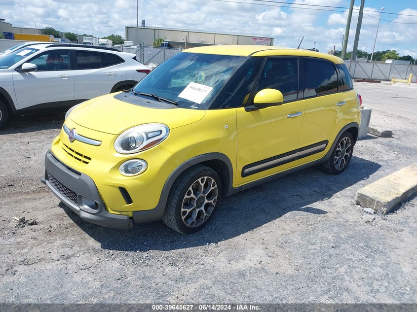 2014 Fiat 500L Trekking VIN: ZFBCFADH3EZ016944 Lot: 39645627
