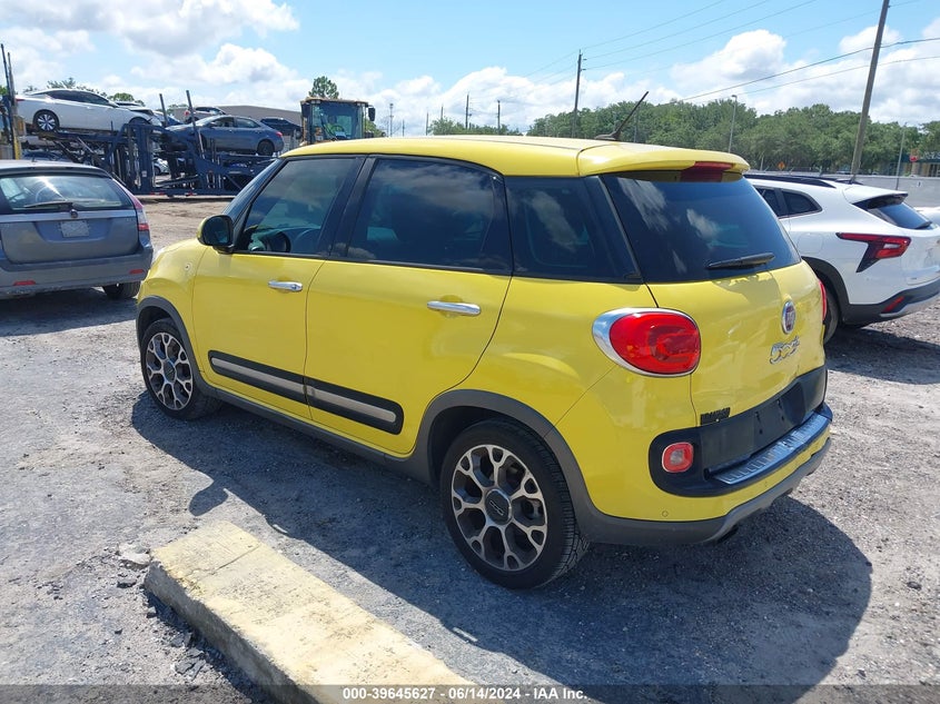 2014 Fiat 500L Trekking VIN: ZFBCFADH3EZ016944 Lot: 39645627