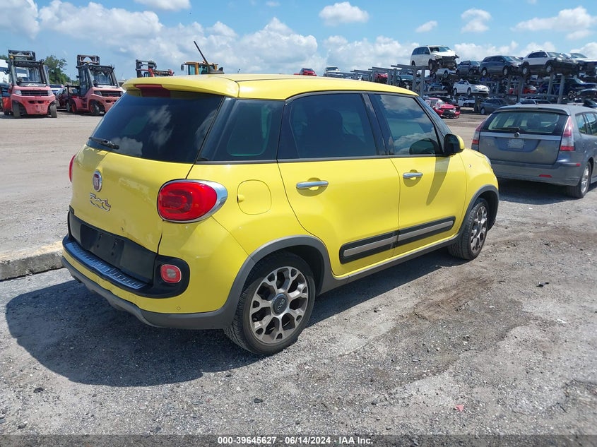 2014 Fiat 500L Trekking VIN: ZFBCFADH3EZ016944 Lot: 39645627