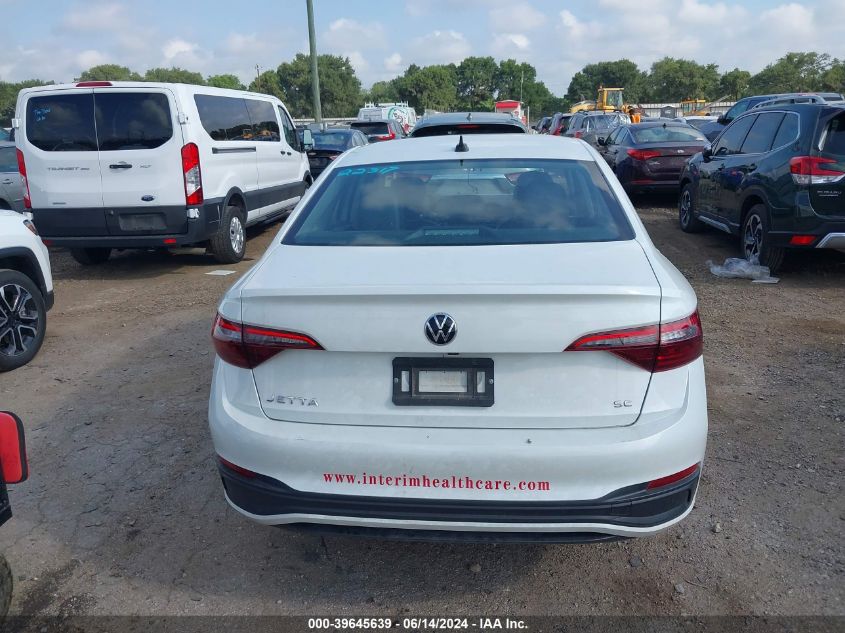 2023 Volkswagen Jetta 1.5T Se VIN: 3VWEM7BUXPM031800 Lot: 39645639