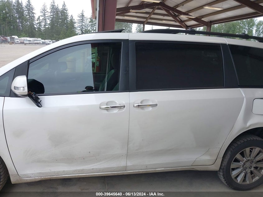 2017 Toyota Sienna Limited Premium 7 Passenger VIN: 5TDDZ3DC9HS168287 Lot: 39645640
