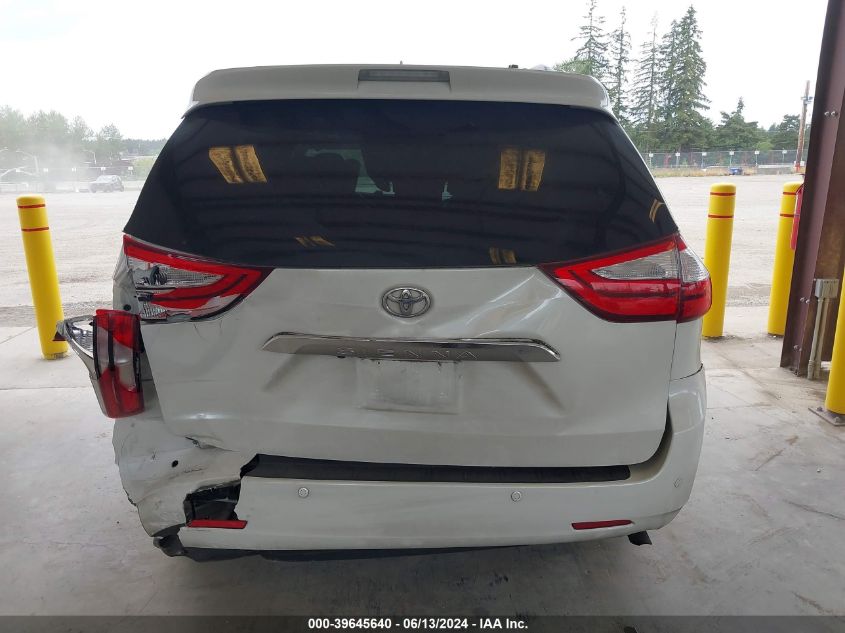 2017 Toyota Sienna Limited Premium 7 Passenger VIN: 5TDDZ3DC9HS168287 Lot: 39645640