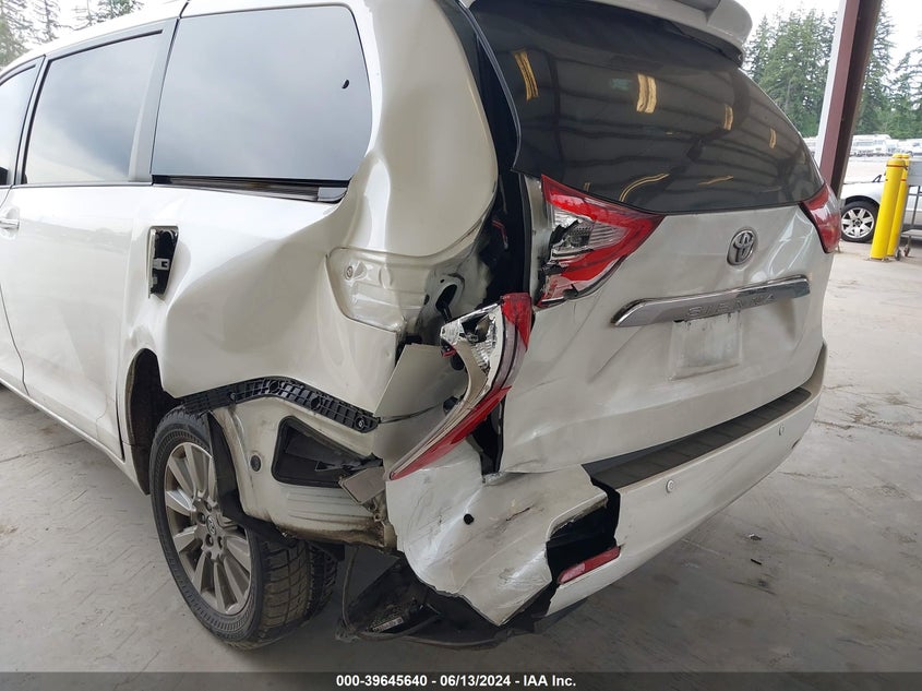 2017 Toyota Sienna Limited Premium 7 Passenger VIN: 5TDDZ3DC9HS168287 Lot: 39645640