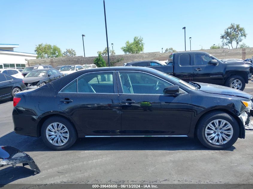 2013 Toyota Camry Le VIN: 4T4BF1FKXDR319296 Lot: 39645650