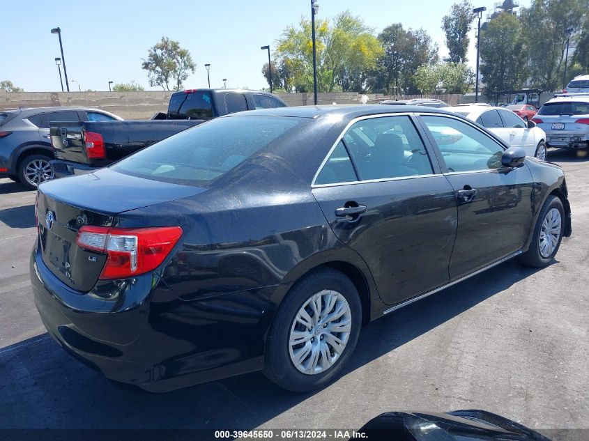 2013 Toyota Camry Le VIN: 4T4BF1FKXDR319296 Lot: 39645650