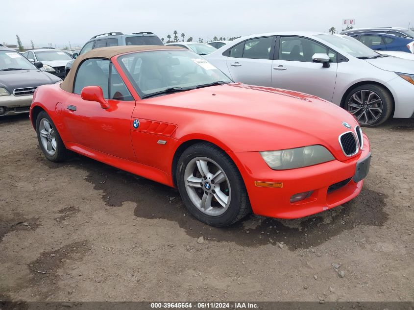 2002 BMW Z3 2.5I VIN: 4USCN33422LM06162 Lot: 39645654