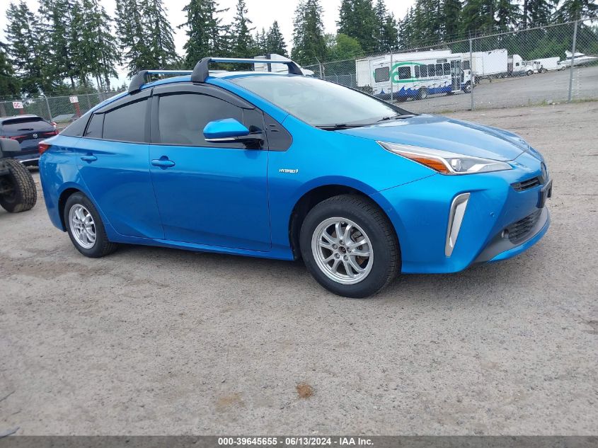 2020 Toyota Prius Le Awd-E VIN: JTDL9RFU8L3019982 Lot: 39645655