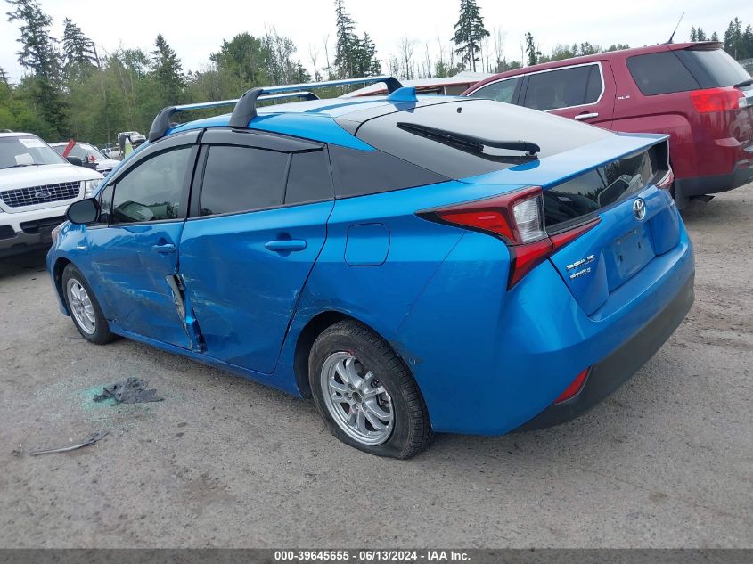 2020 Toyota Prius Le Awd-E VIN: JTDL9RFU8L3019982 Lot: 39645655