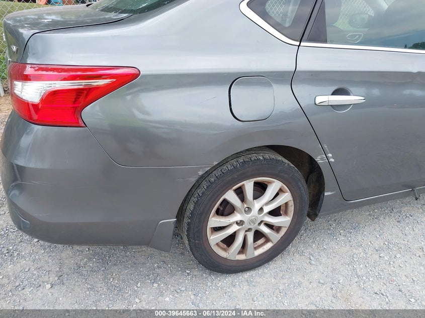 2018 Nissan Sentra Sv VIN: 3N1AB7AP2JY260672 Lot: 39645663