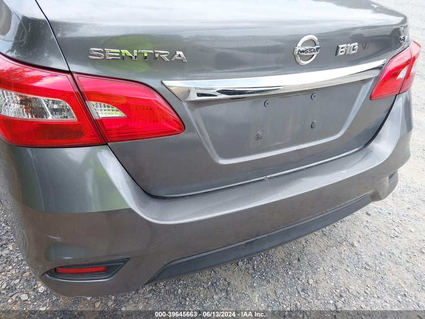 2018 Nissan Sentra Sv VIN: 3N1AB7AP2JY260672 Lot: 39645663