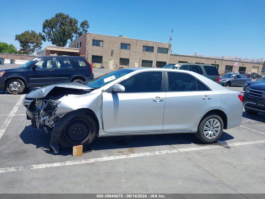 2013 Toyota Camry Le VIN: 4T1BF1FK7DU231994 Lot: 39645675