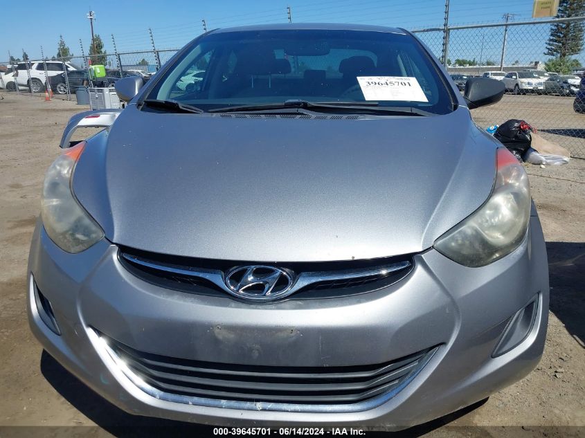 2013 Hyundai Elantra Gls VIN: KMHDH4AE5DU733778 Lot: 39645701