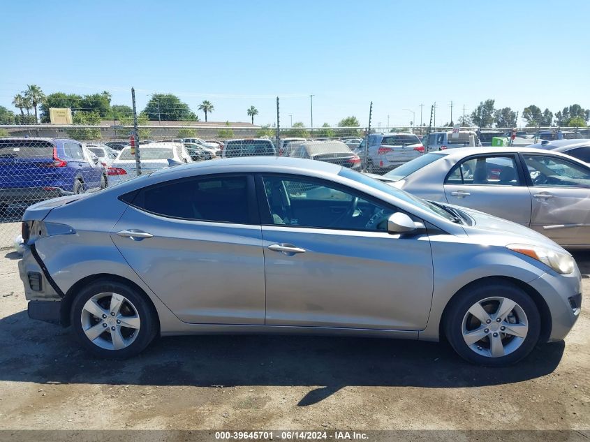 2013 Hyundai Elantra Gls VIN: KMHDH4AE5DU733778 Lot: 39645701