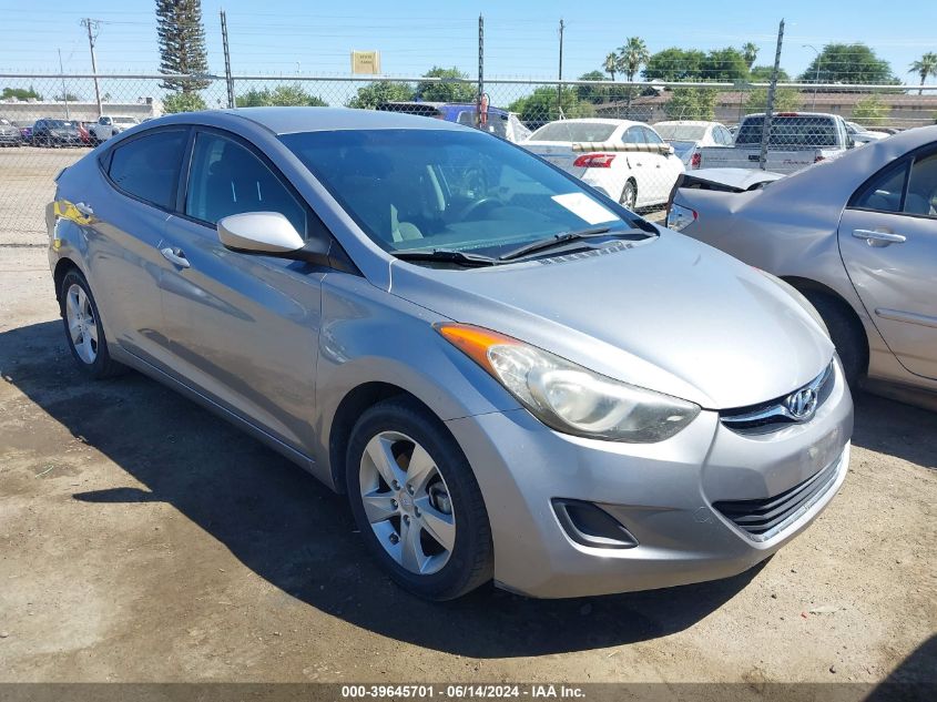 2013 Hyundai Elantra Gls VIN: KMHDH4AE5DU733778 Lot: 39645701