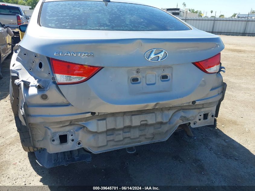 2013 Hyundai Elantra Gls VIN: KMHDH4AE5DU733778 Lot: 39645701