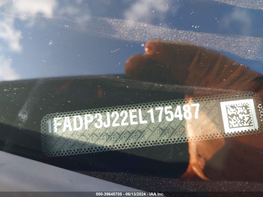 2014 Ford Focus Titanium VIN: 1FADP3J22EL175487 Lot: 39645705