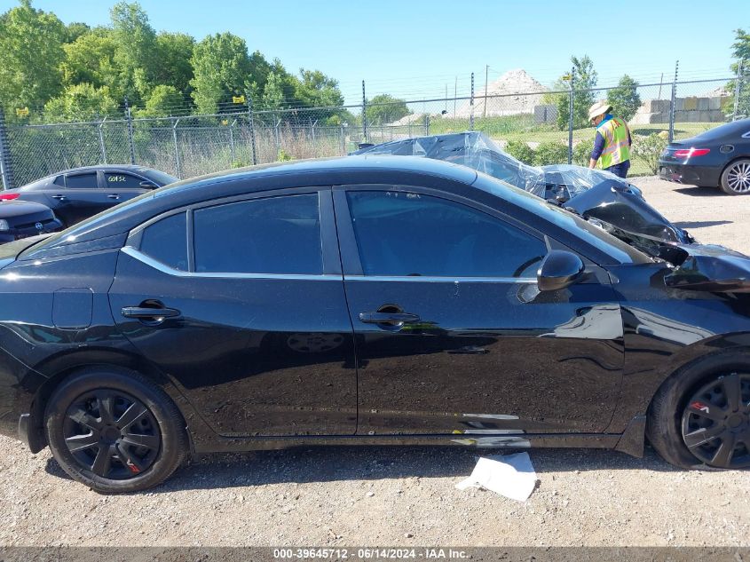 2022 Nissan Sentra S Xtronic Cvt VIN: 3N1AB8BV8NY282698 Lot: 39645712