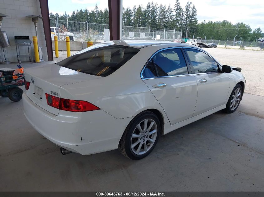 2006 Acura Tsx VIN: JH4CL96806C025377 Lot: 39645763